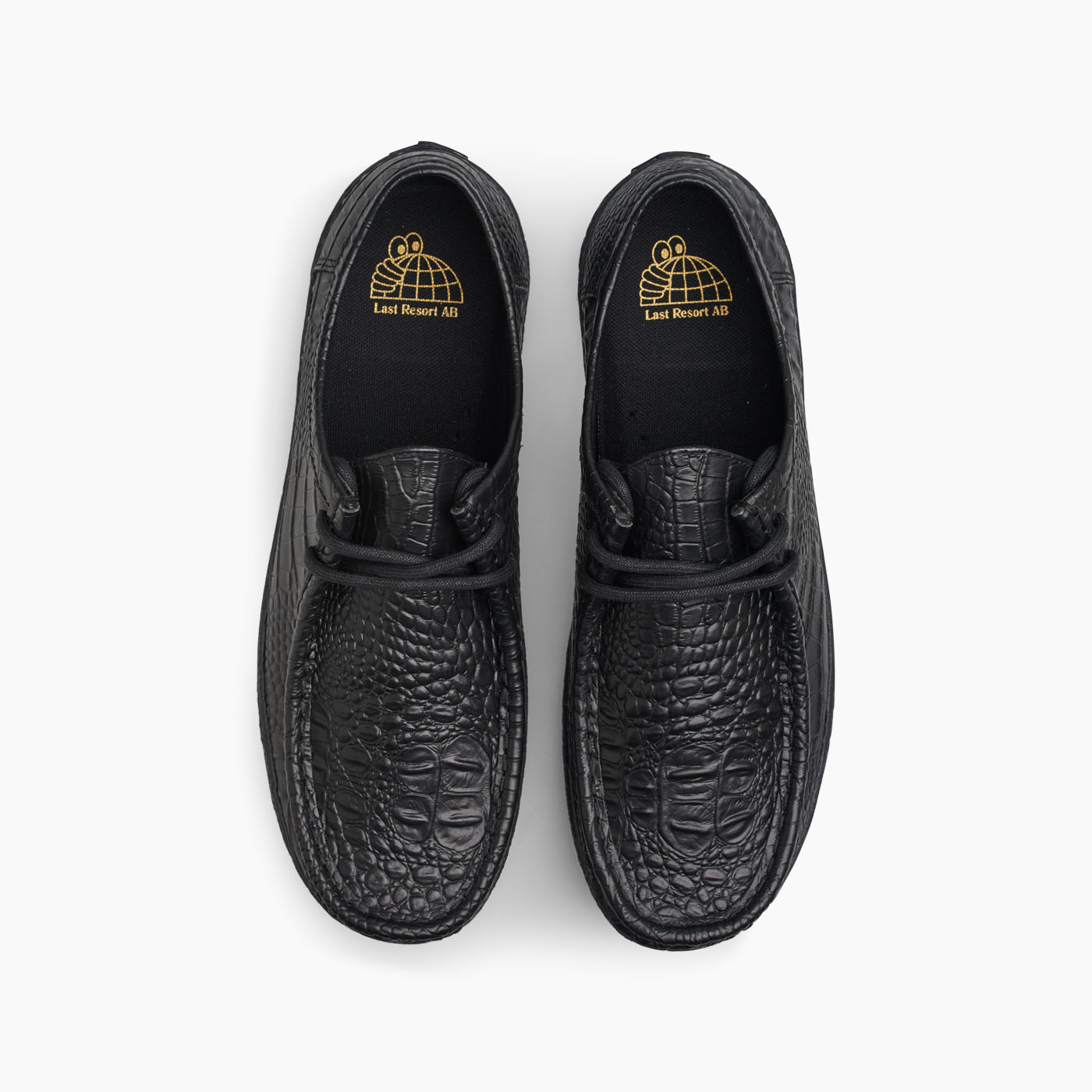 VM006-Moc Leather (Croc Black/Black) – Last Resort AB USA