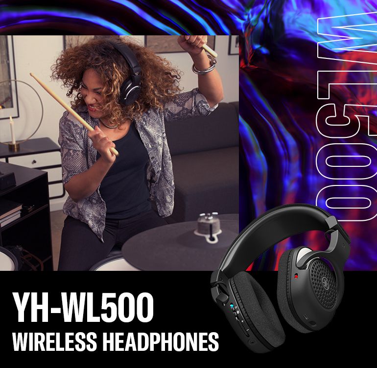 YH-WL500 Wireless Musical Instrument Headphones - Yamaha USA