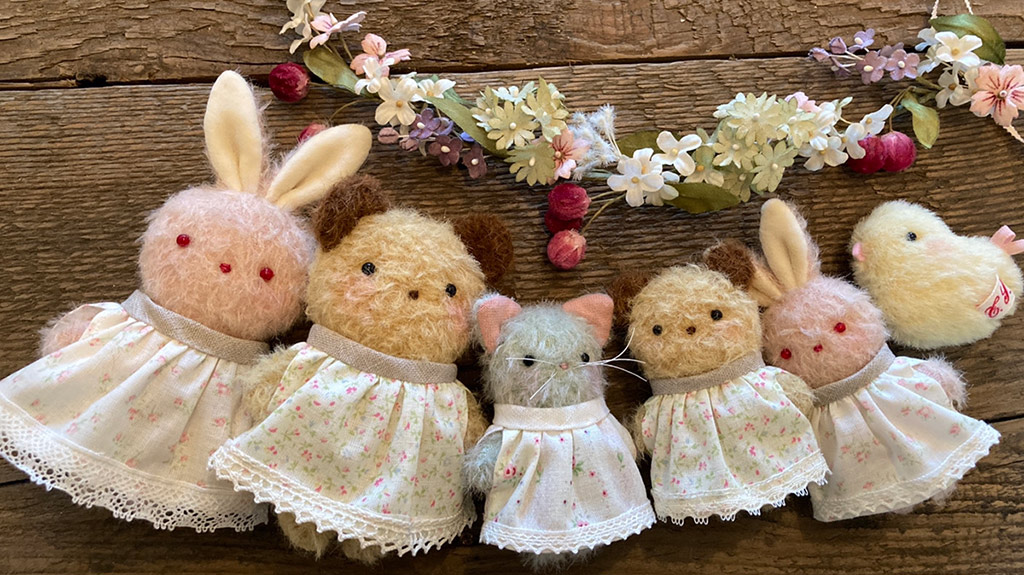 可愛い森の三姉妹講座募集のお知らせ - うさぎとねこ