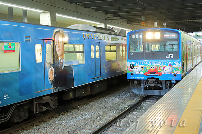 USJ仕様のラッピング電車が2019年6月で終了 その前に写真を撮れました