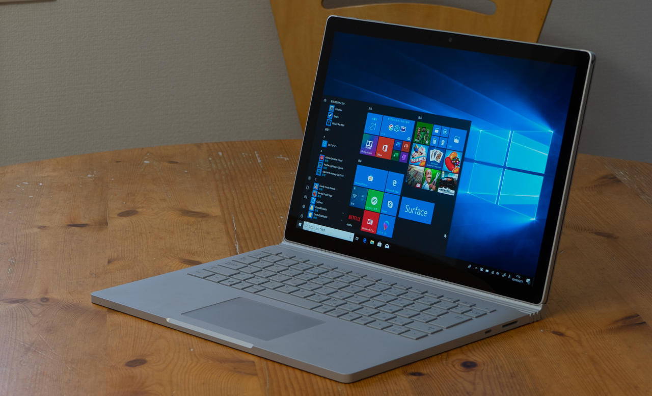 SurfaceBook 2 13.5インチモデルレビュー｜1.6kgで専用グラフィックス
