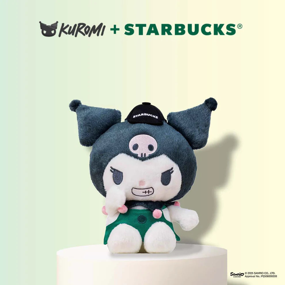 香港スタバ】クロミKuromi Starbucksぬいぐるみ中 & 大セット 香港
