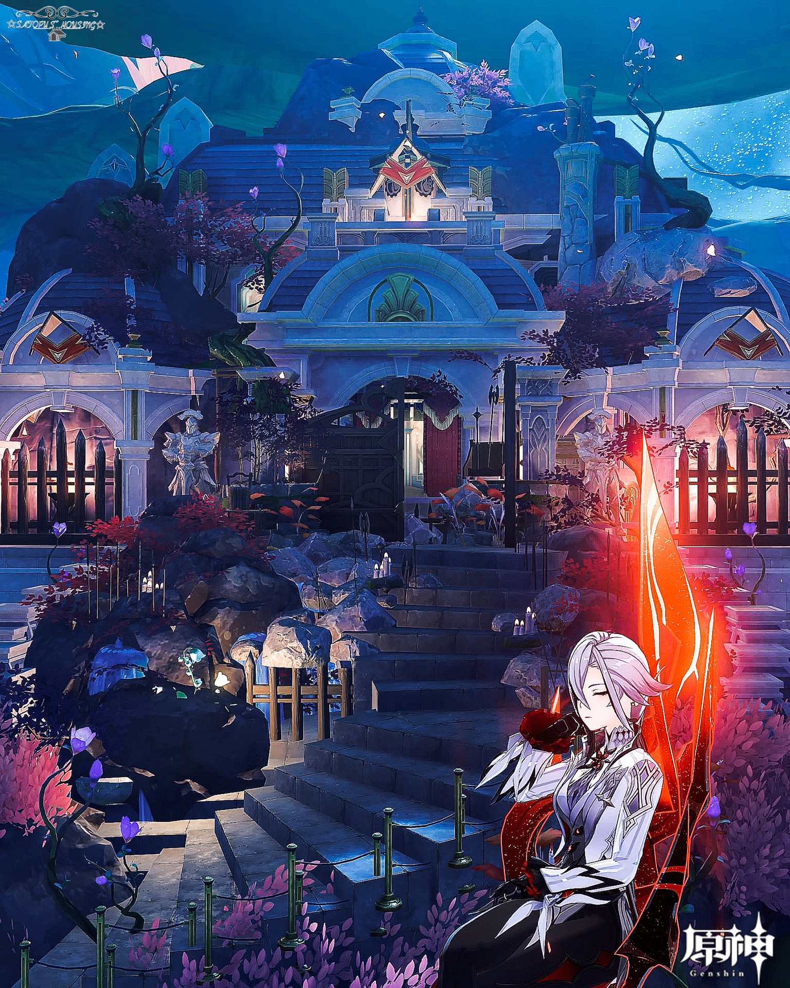 ✩.*˚塵歌壺最新作✩.*˚ 258498174557 「👠暝天の凶月👠」模本配布