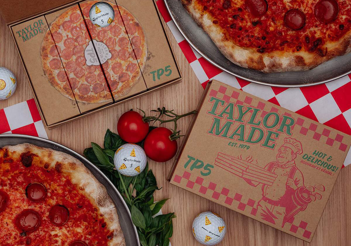 TaylorMade Serves Up Pizza Party TP5 Balls (Extra Cheese Not