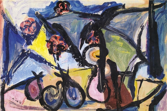Abstract Still Life, 1950 - Walasse Ting - WikiArt.org