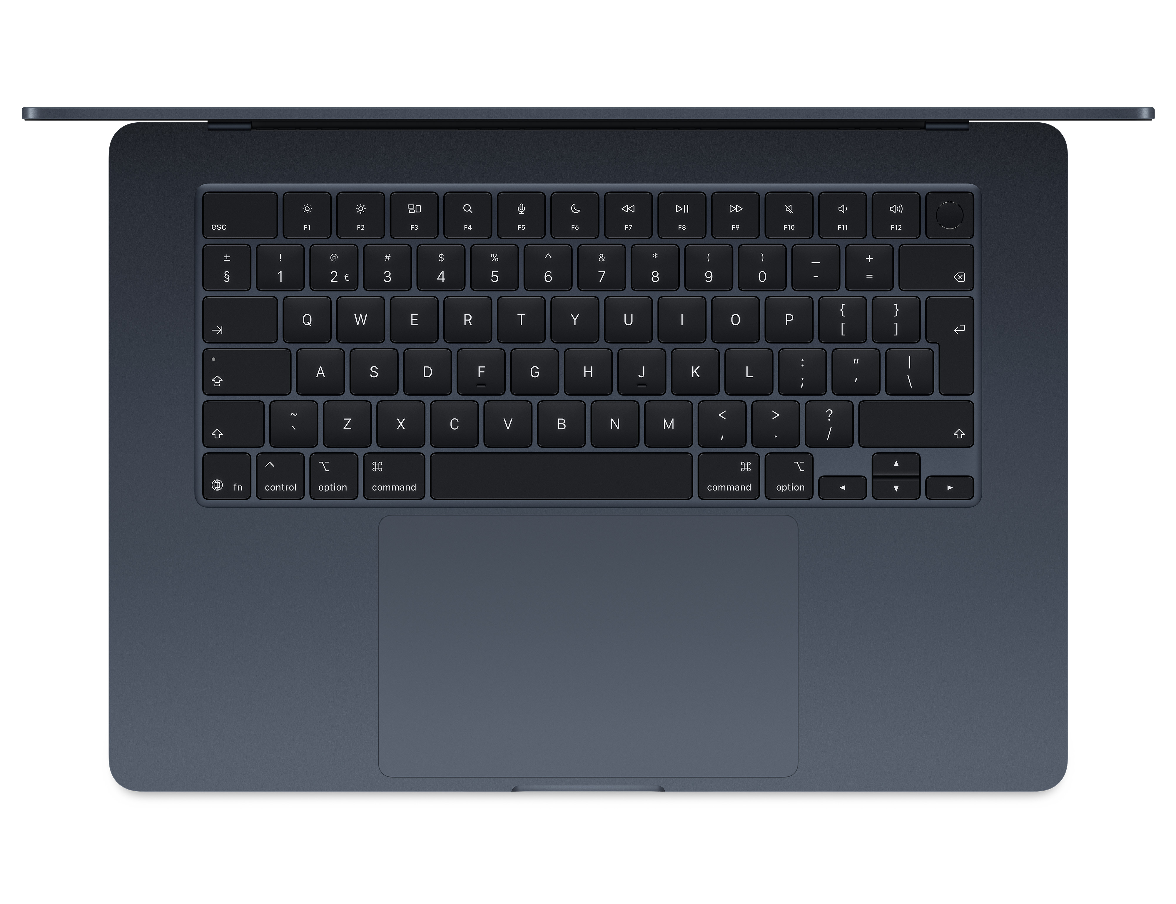 MacBook Air 15 inch - M4 (10x GPU) - 16GB - 512GB - Middernacht