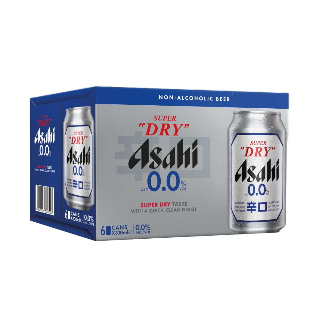 Asahi Non-Alcoholic Super Dry | Free Shipping Available -Upside Drinks