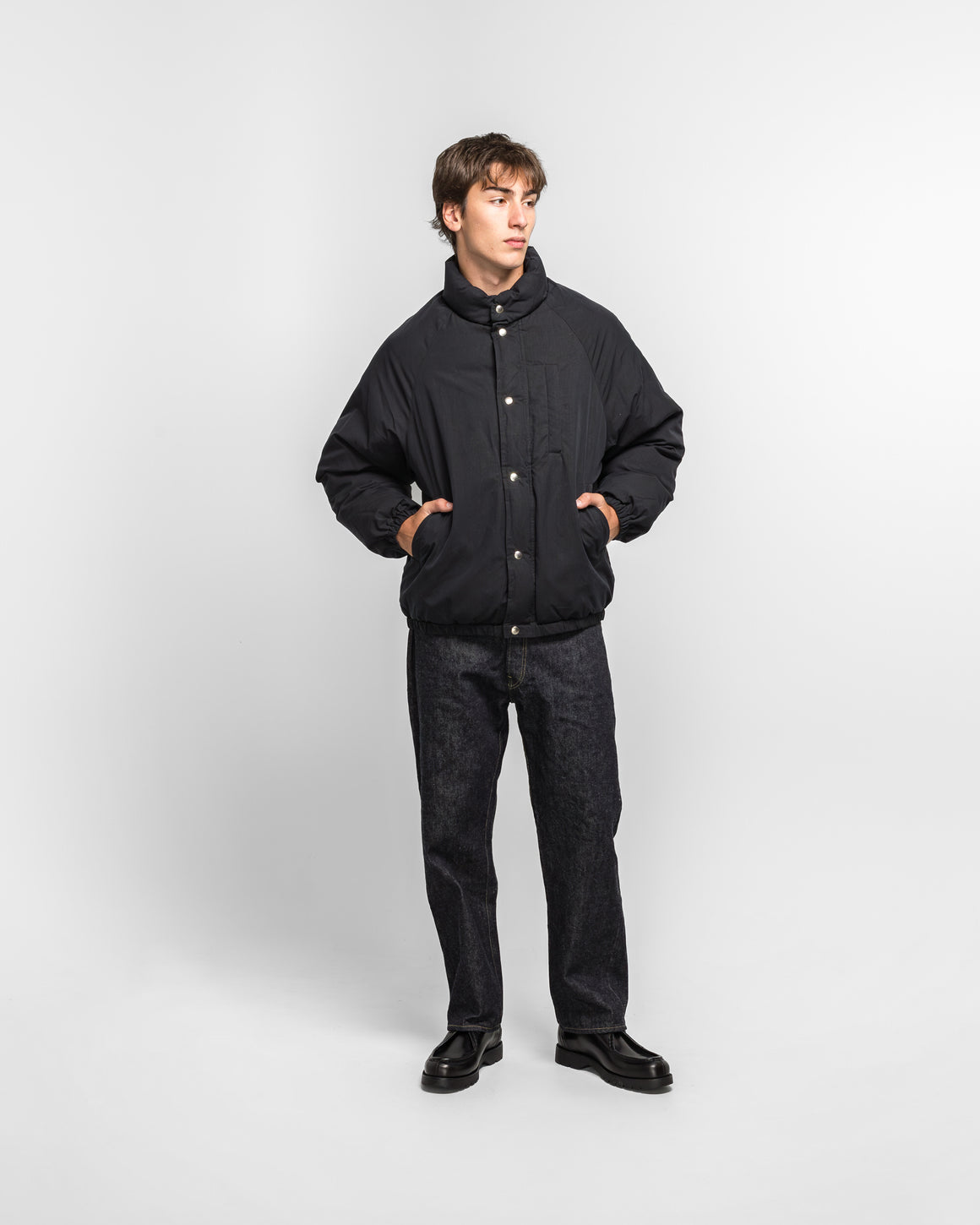 A.PRESSE - Silk Ripstop Ski Down Jacket - Black | UP THERE