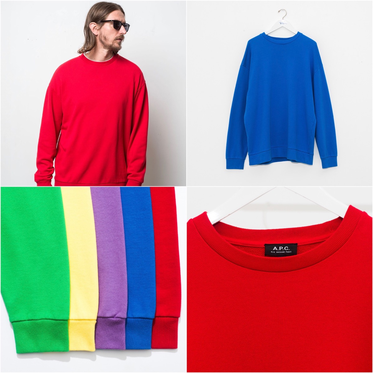 A.P.C. for Ron Herman 23FW 別注オーバーサイズスウェットが国内9月9