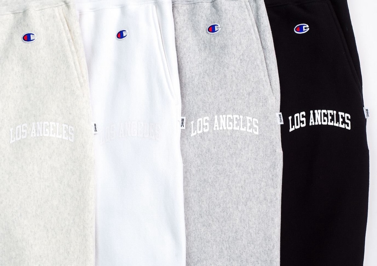 Champion for RHC Ron Herman の新作別注スウェット＆パンツが国内1月6