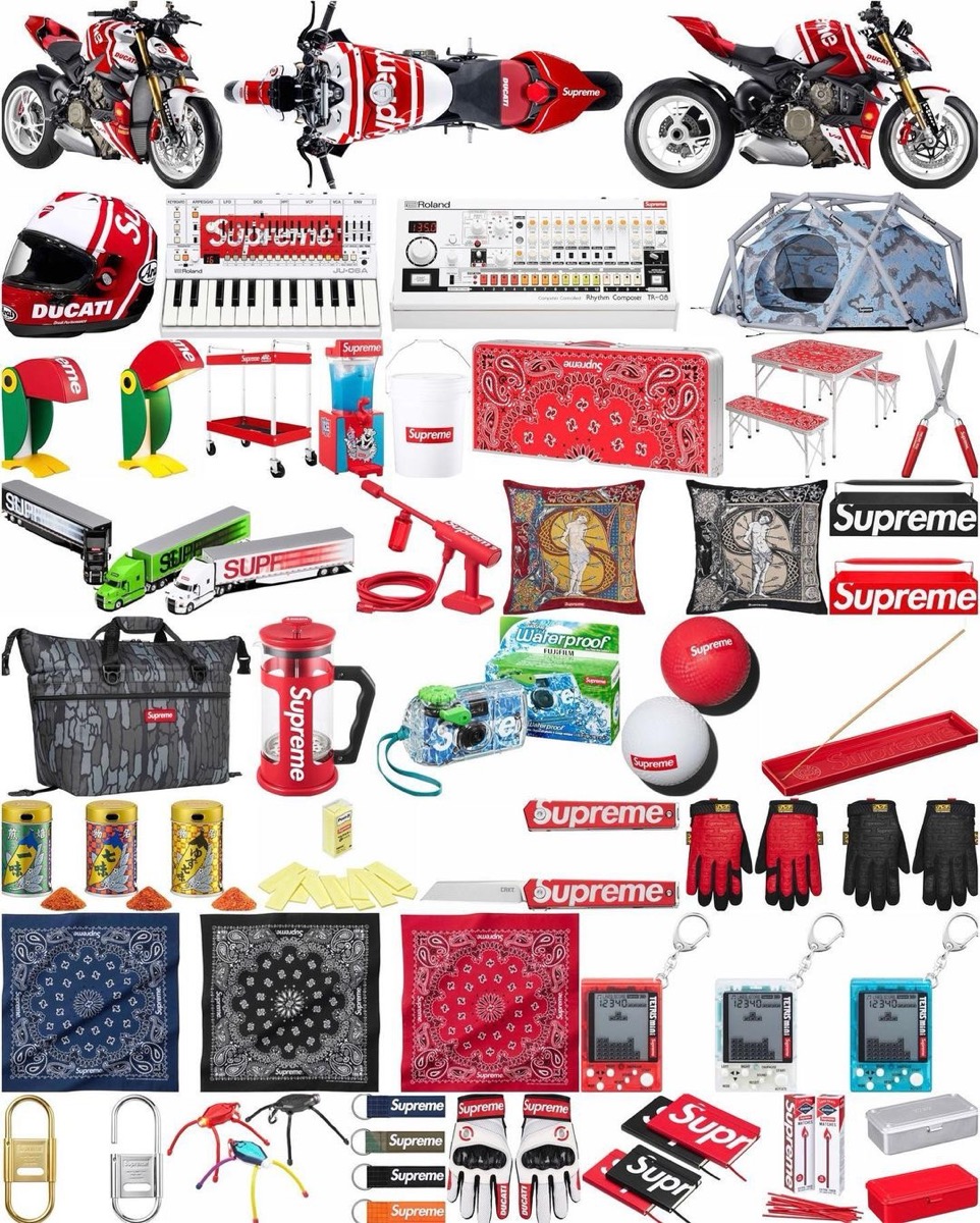 Supreme 2024SSに登場するアクセサリー&スケート類（Accessory & Skate