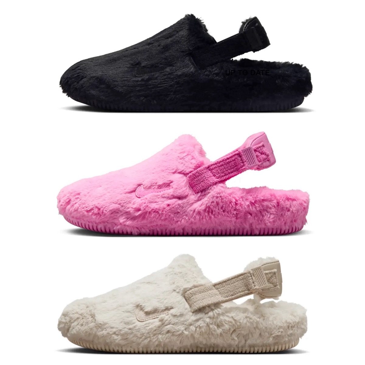 ふわふわのファーが可愛い Nike『Calm Mule SE “Fur Pack”』が国内発売