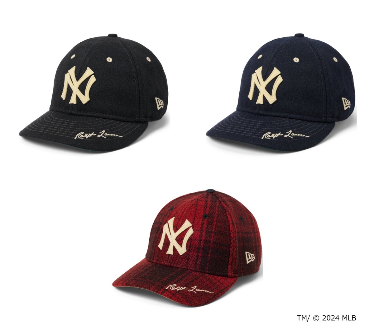 New Era®︎ x Polo Ralph Lauren x MLB コラボキャップが国内12月6日に