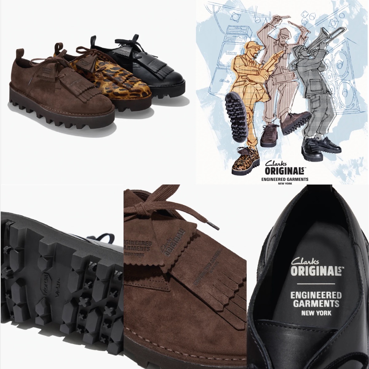 Clarks x ENGINEERED GARMENTS コラボ第2弾『Desert Khan』が国内5月16