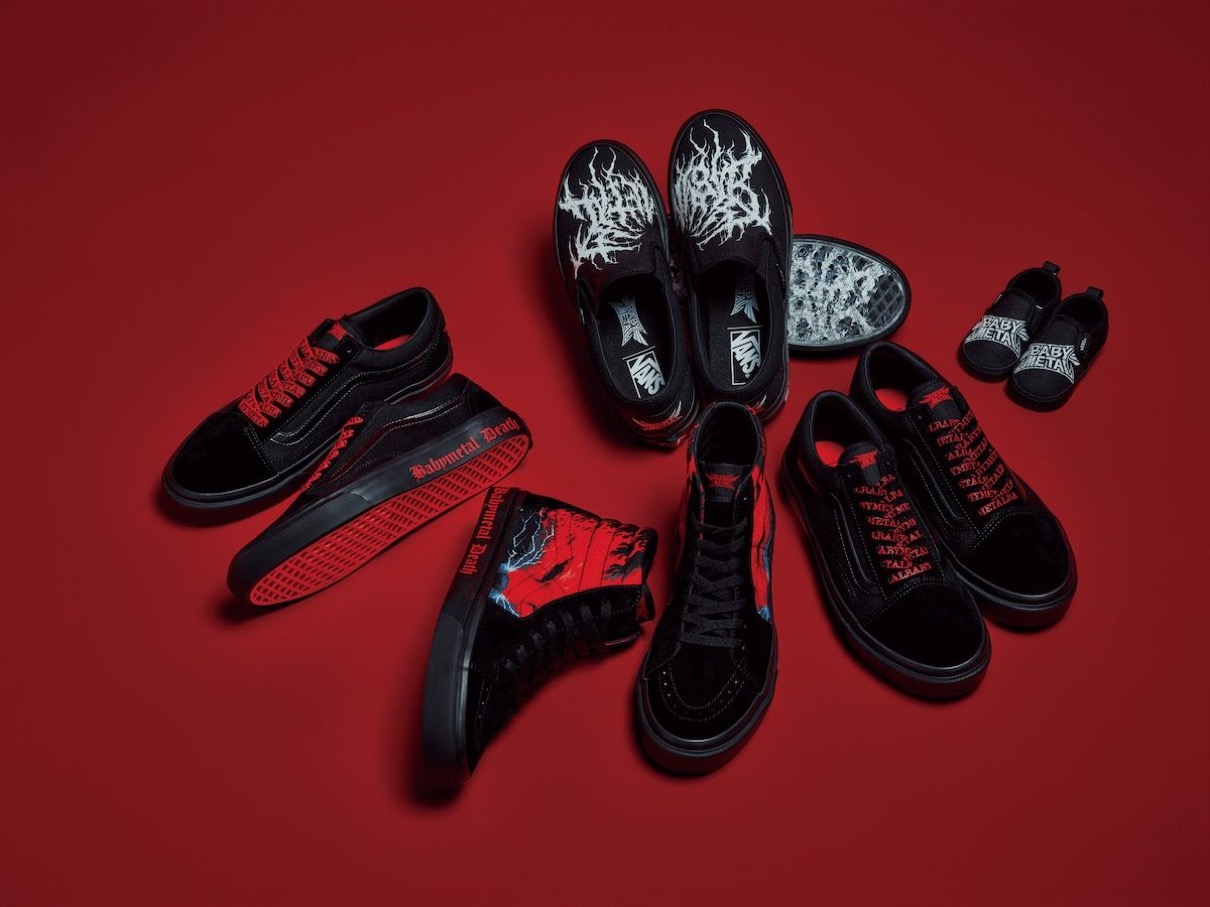 Vans x BABYMETAL 結成15周年記念コラボコレクションが国内12月11日