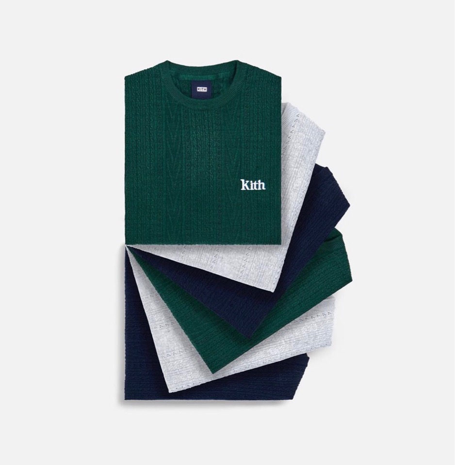 Kith】春らしい新作ニットセーターがMONDAY PROGRAM 4月13日に発売予定