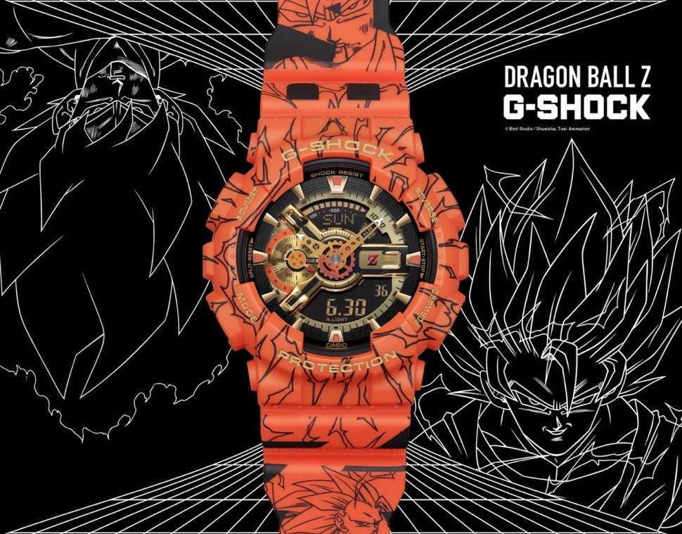 G-SHOCK × ドラゴンボールZ】コラボウォッチ〈GA-110JDB〉が2月6日に