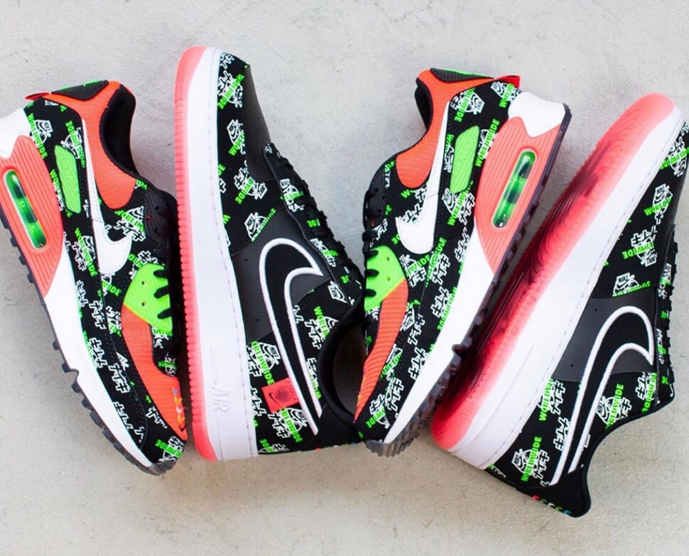 Nike】Air Force 1 & Air Max 90 “World Wide Katakana” Packが国内7月