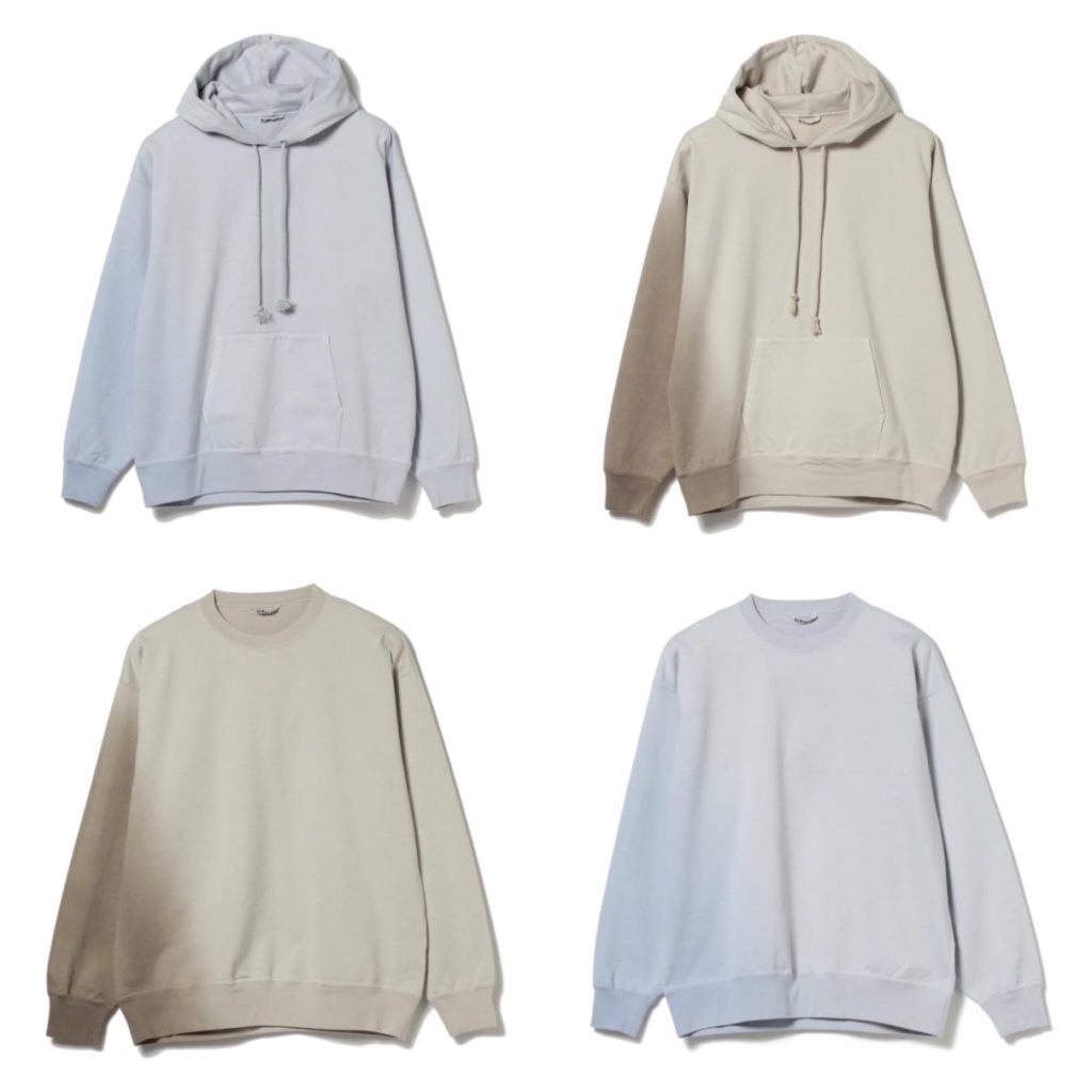 AURALEE 美しすぎるグラデーション染めフーディ＆スウェットがBEAMS