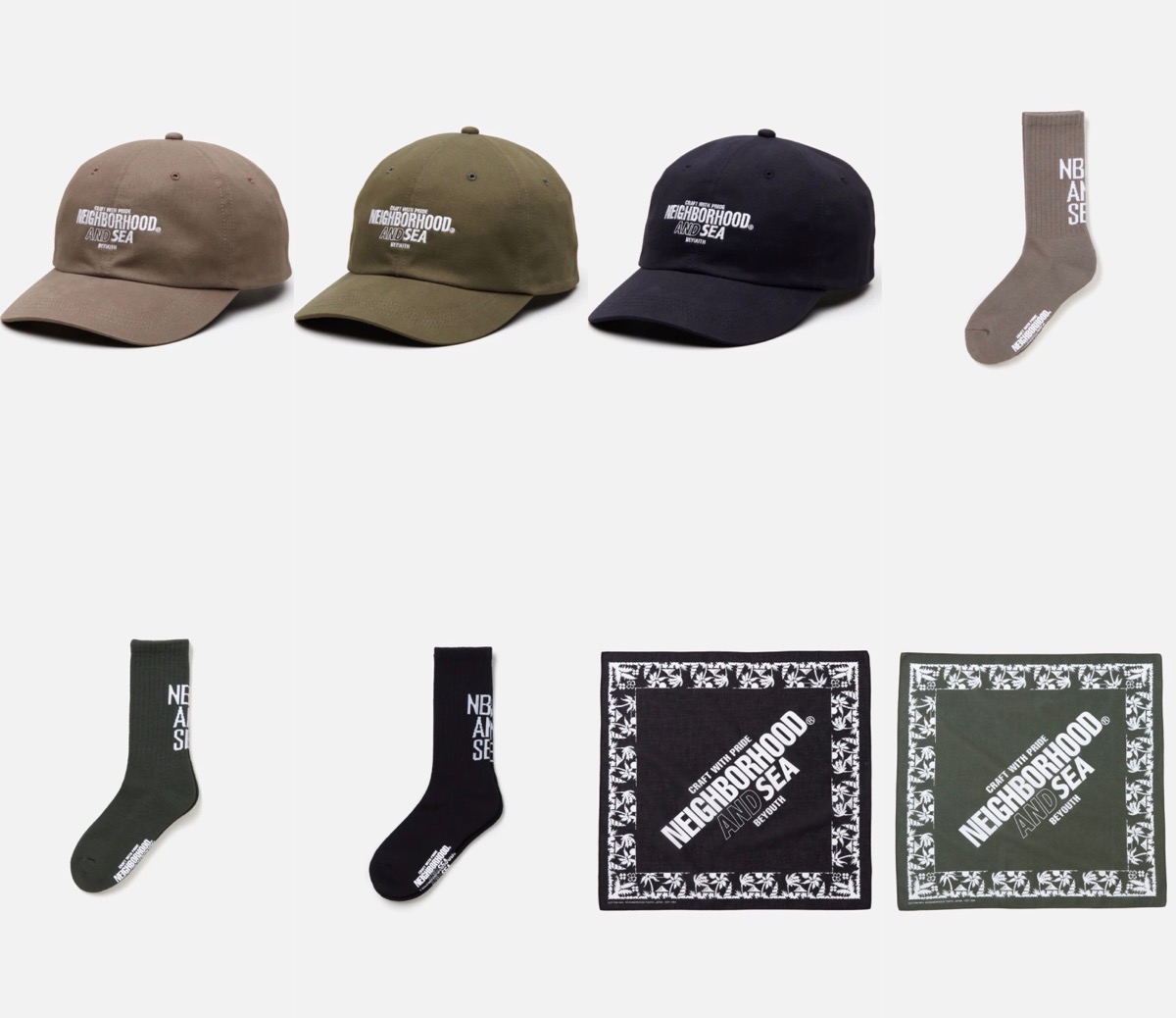 NEIGHBORHOOD × WIND AND SEA コラボコレクション第4弾が国内3月4日に