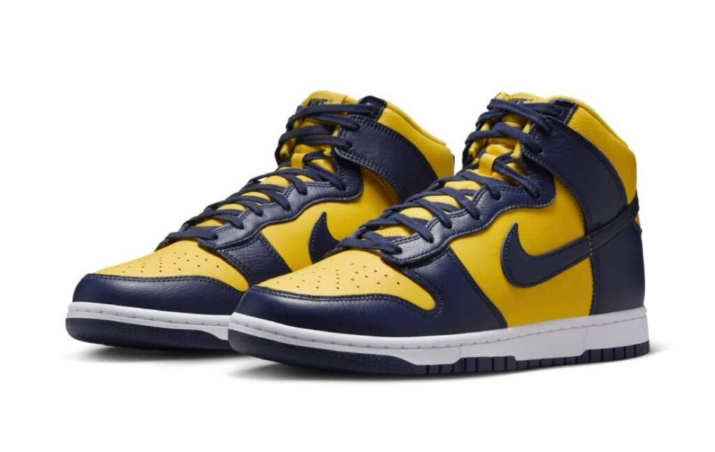 Nike Dunk High Retro SE “Michigan”が国内3月1日より復刻発売［HF3143