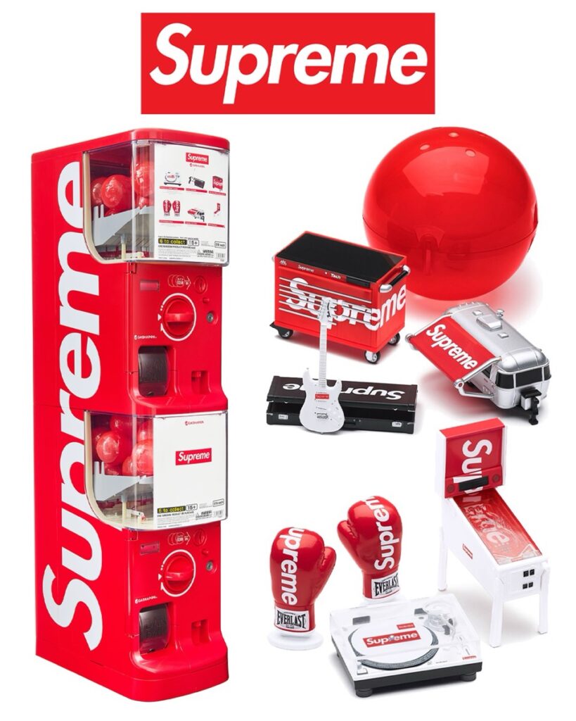 Supreme x Bandai ガシャポンマシンが 25FW Week2 国内9月6日より店舗