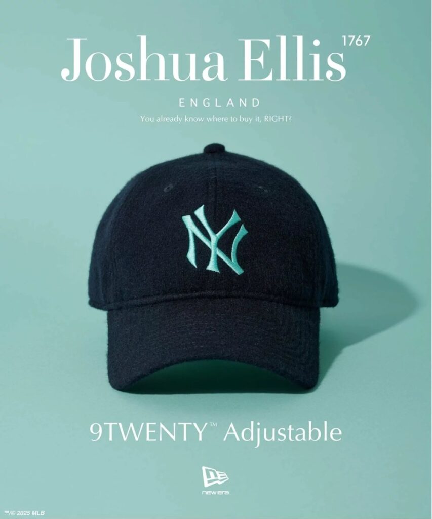 New Era® x JOURNAL STANDARD カシミヤ素材の『9TWENTY Joshua Ellis
