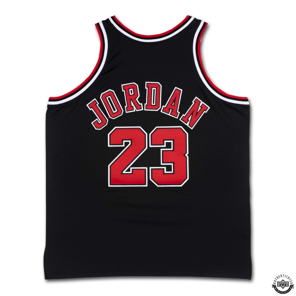 Michael Jordan Autographed & Embroidered “6X NBA CHAMP” & 25th