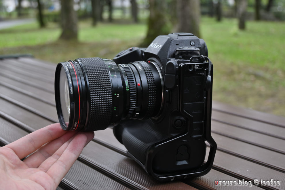 禁忌コラボ] 古参Canon New FD 85mm F1.2 Lと 最新NIKKOR Z 85mm f/1.2