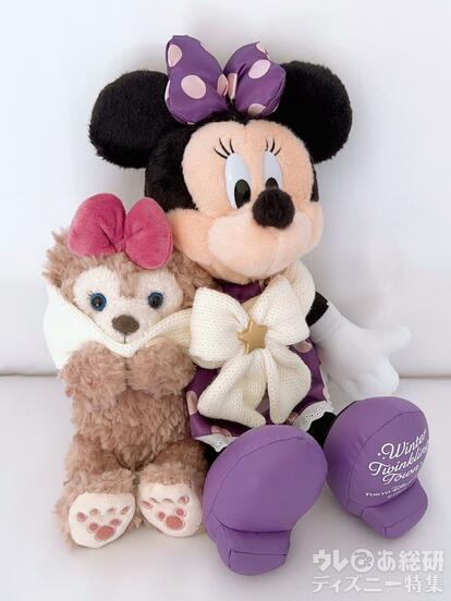 ダッフィー】「ミニー＆シェリーメイのペアぬい」が尊い…!! 撮影してみ