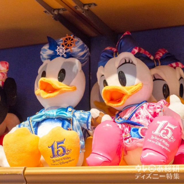 TDS15周年グランドフィナーレ限定ぬいぐるみ! ミッキー＆ミニー