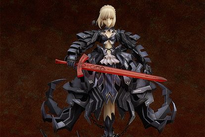 huke描き下ろし「Fate」セイバー・オルタがフィギュア化！複製原画も