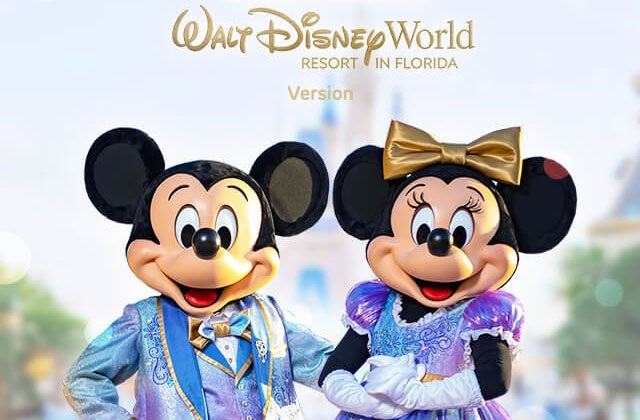 実写ミッキー「LINE着せかえ」初登場！“フロリダ・ディズニー50周年