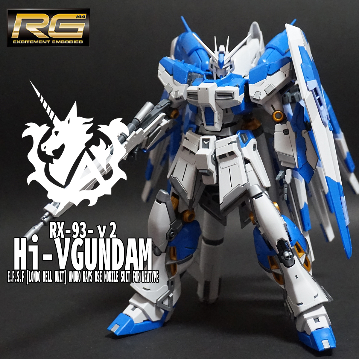RG Hi-νガンダム レビュー開始！！