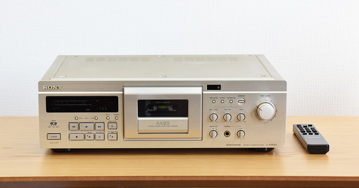 SONY TC-KA3ES | 分解してベルトを交換する