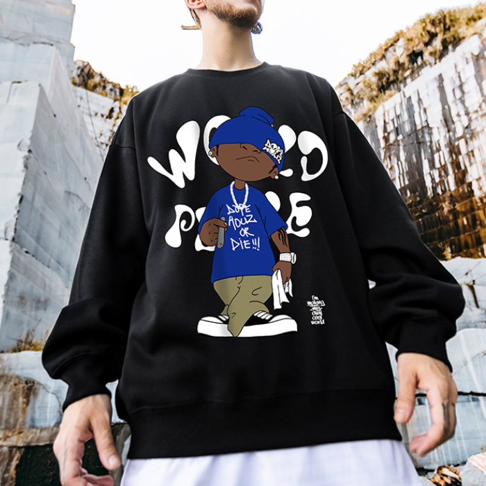 ヒップホップキャラクター長袖スウェット U1905 – URBAN GROW