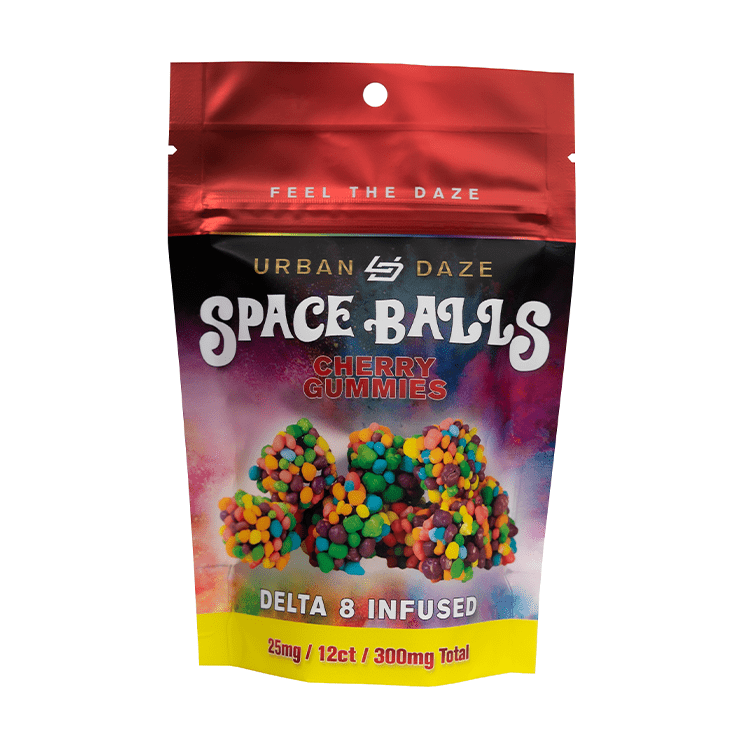 Delta 8 Spaceball Gummies 25mg - 12ct | Urban Daze