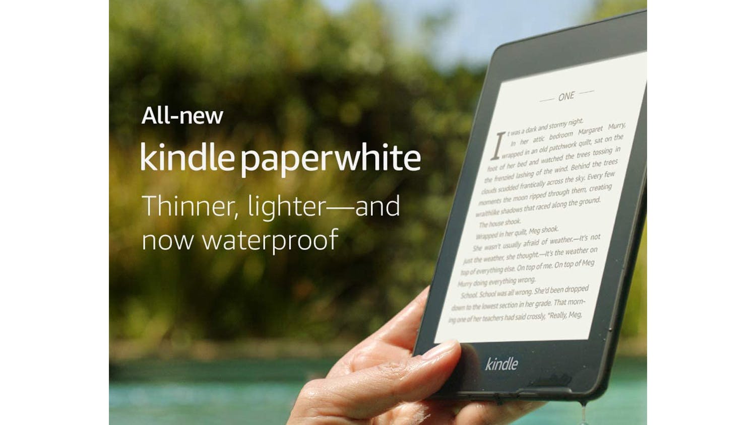 Amazon Kindle Paperwhite 6″ eReader Waterproof 10th Gen (2018) Wi