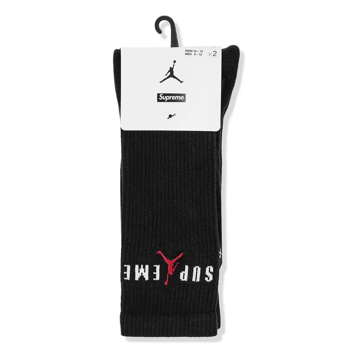 Supreme® / Jordan® Crew Socks (2 Pack) Black – Urban Street Wear