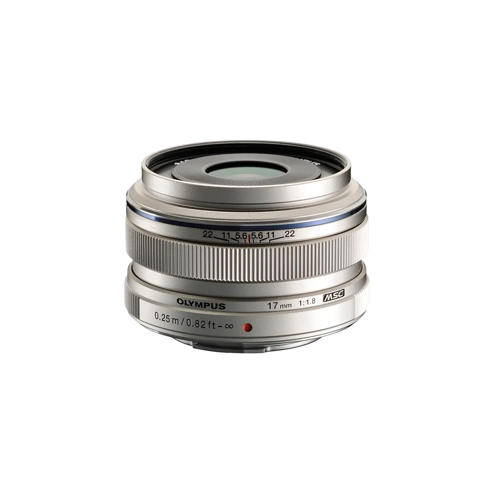 Buy Olympus M.Zuiko Digital 17mm F1.8 Silver From OM SYSTEM