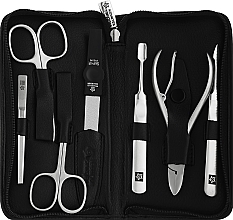 Pfeilring Solingen - Manicure Set, 7 pcs, black | MAKEUP