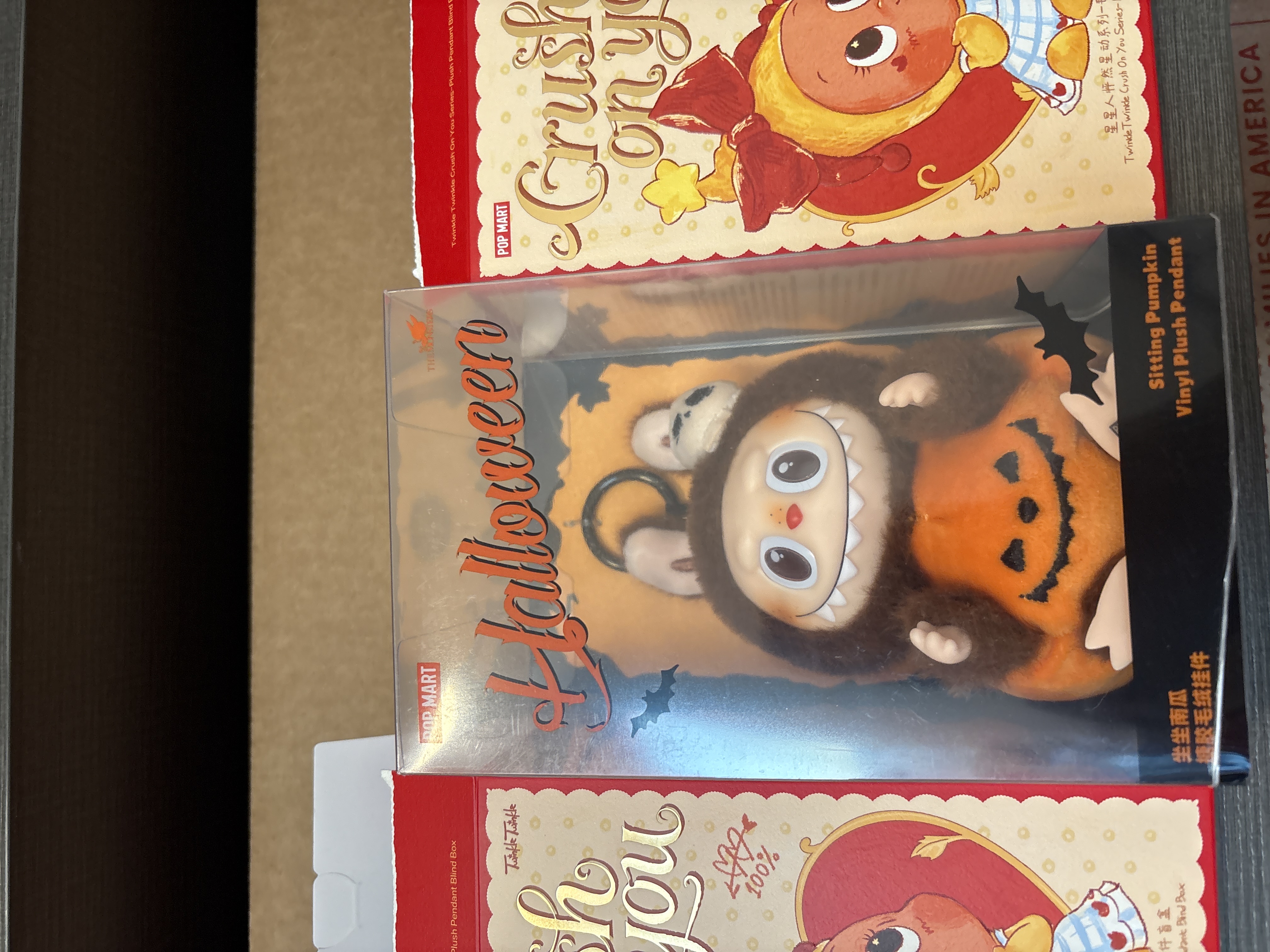 Happy Halloween Party SeLAries-Sitting Pumpkin Vinyl Plush Pendant