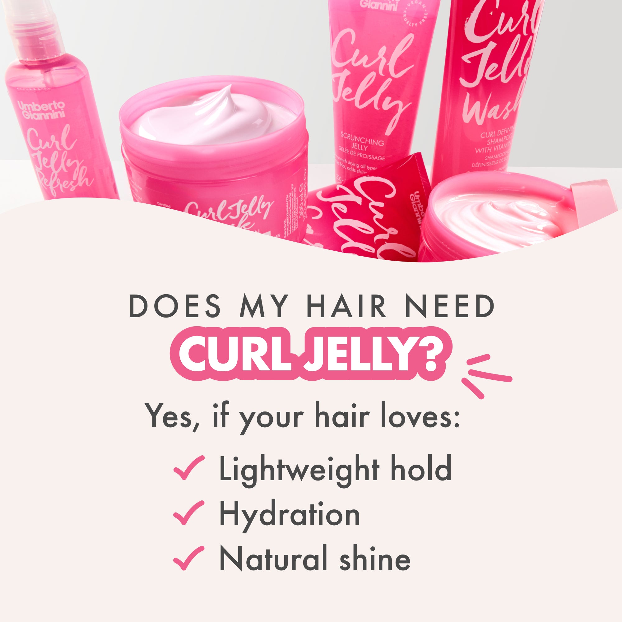 Umberto Giannini | Curl Jelly Starter Travel Kit | TSA approved