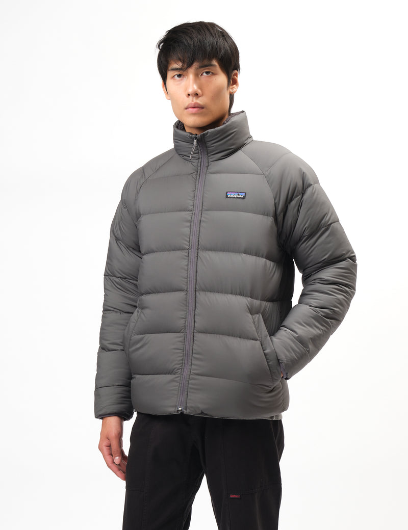 Patagonia Reversible Silent Down Jacket - Forge Grey | Urban