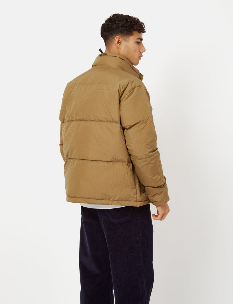 Polar Skate Co. Pocket Puffer Jacket - Antique Gold I Urban Excess