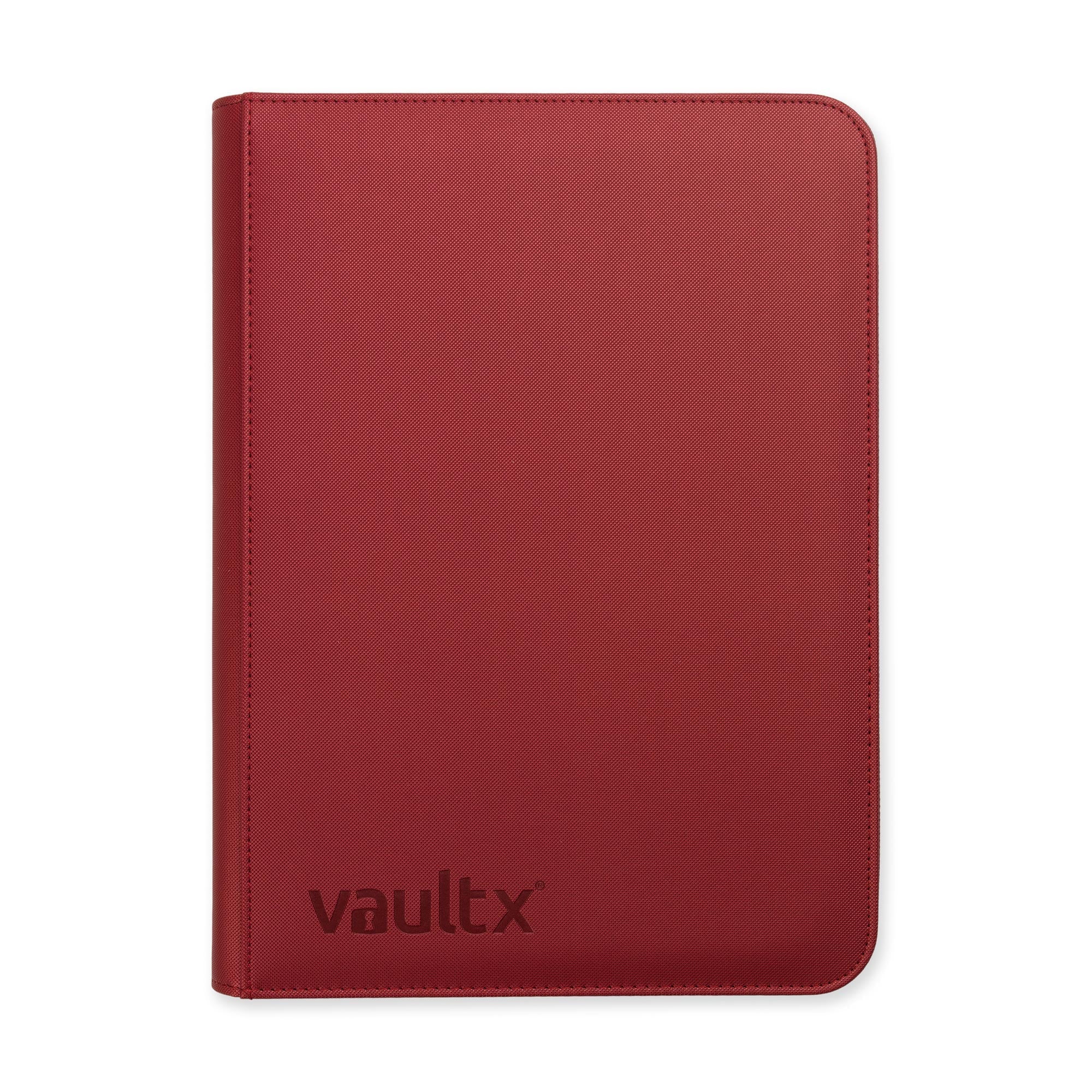 9-Pocket Exo-Tec® Zip Binder Metallic Red – Vault X US