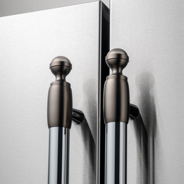 Black Nickel décor set for Refrigerator and Dishwasher | Bertazzoni