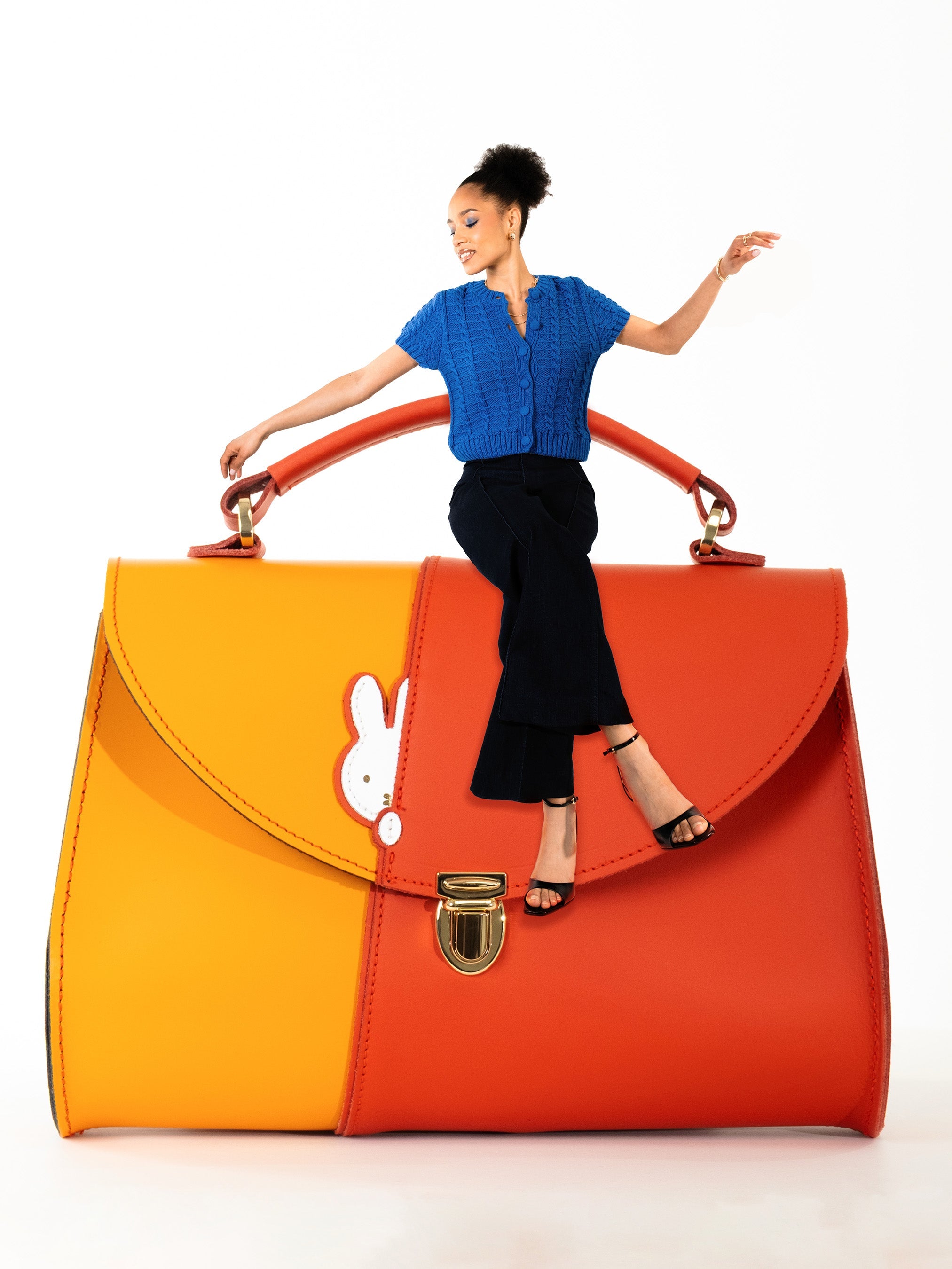 The Hiding Miffy Poppy - Carrot Orange | Cambridge Satchel