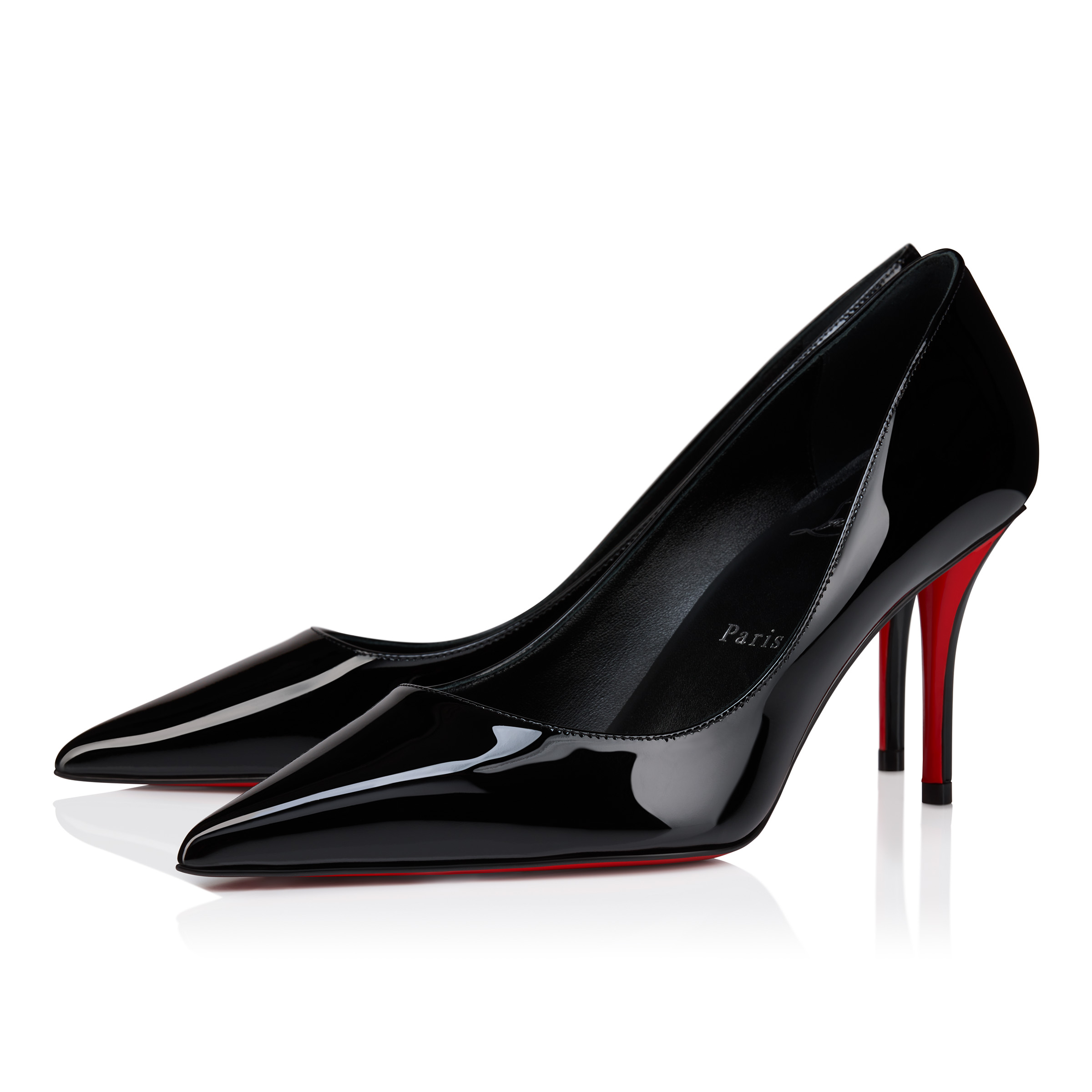 Miss Z - 80 mm Pumps - Patent calf leather - Black - Women