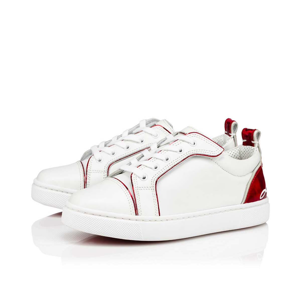 Funnyto - Low-top sneakers - Calf leather - Loubi - Kids